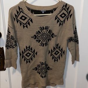 3/4 sleeve sweater